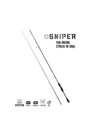 Okuma Wave Power 3000 Fujin Sniper 270cm 10-30 Gr Spin Olta Takımı Seti