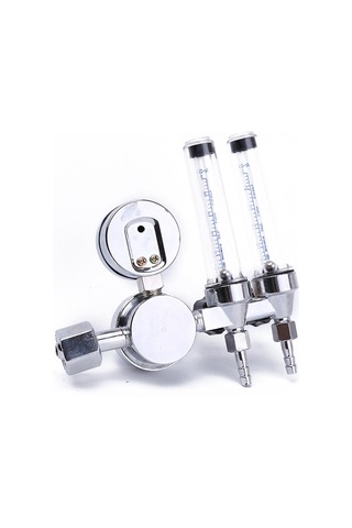 Youtek Argon Gazı Düşürücü Cihazı Çift Borulu Basınç Kontrol Cihazı Sabit Akışlı Metal Regülatör 10 Adet Başlangıç