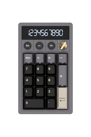 Royal Kludge Rk M20 Lcd Ekranlı Mekanik Numpad Hesap Makinesi Siyah