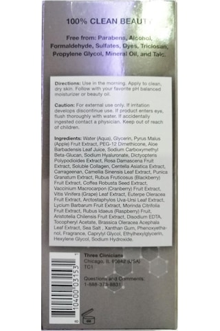 Three Clinicians Collagen Serum 30 ML