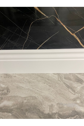 10 Cm Cenova Lake Beyaz Pvc Kaplama Parke Süpürgelik