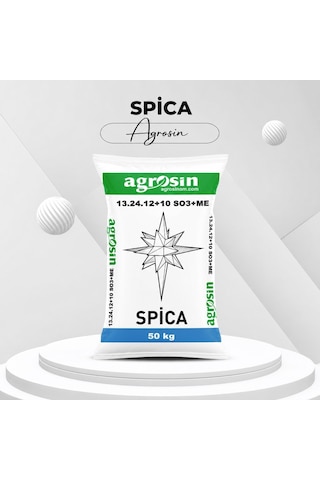 Agrosin Spica 13.24.12 + 2 Mgo + 10 So3 + Me Organomineral Granül Gübre 50 Kg