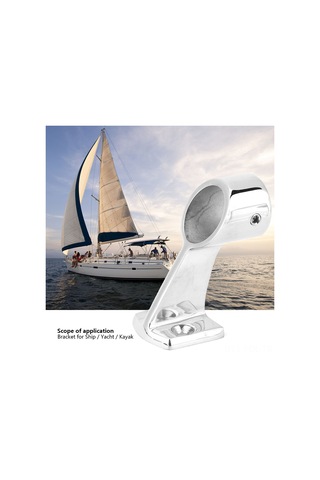 Padalink 316 Paslanmaz Çelik Braket, Korozyona Dayanıklı, Gemi/yat/kayak Uygun, 22mm 7/8 İnç , Kol Aracı, Kolay Kurulum, Dayanıklı