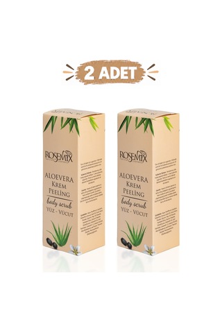 Rosemix - 639 - - Alovera Krem Peeling 120 Ml - 2 Adetlik - Shophnrl - Set Ürün