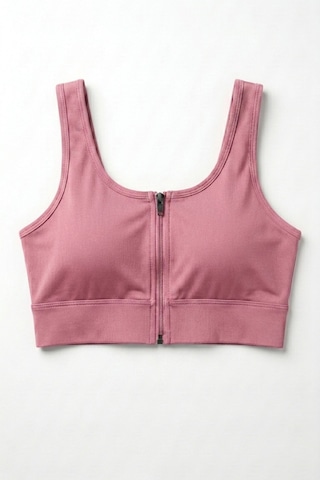 Mataş Kadın Ön Fermuarlı Pedli Toparlayıcı Destekli Sporcu Sütyeni Bralette