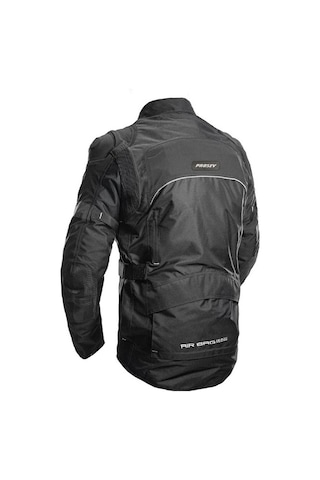 Scoyco Nf2500 Motosiklet Montu 4 Mevsim Uzun 600-d Dayanıklı Kumaş Airbag Teknelojisi Motorcu Mont Black