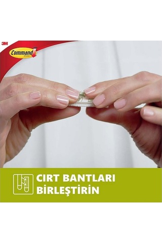 3M Command 17201-4PK Cırt Bant Orta Boy