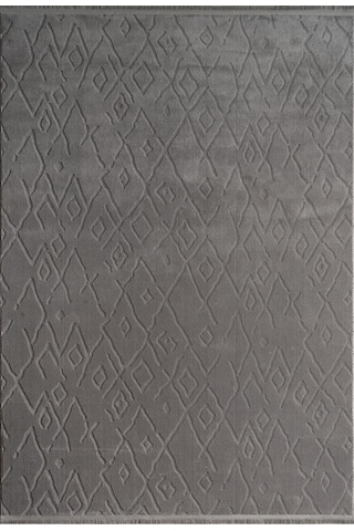 Plato Halı Opqo İskandinav Premium Yıkanabilir Polyester Kaymaz Taban Gri Halı
