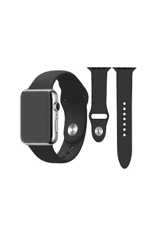 Apple Uyumlu  Watch  2/ 3/ 4/ 5/ 6/ 7/ 8/ Se Kayış 38/ 40/ 41mm Yumuşak Silikon Large Kordon