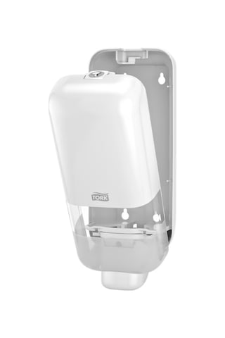 Tork Sıvı Sabun, Köpük Sabun Ve Dezenfektan Dispenseri Beyaz S4 Manuel Duvar Tipi 564500 X 6 Adet