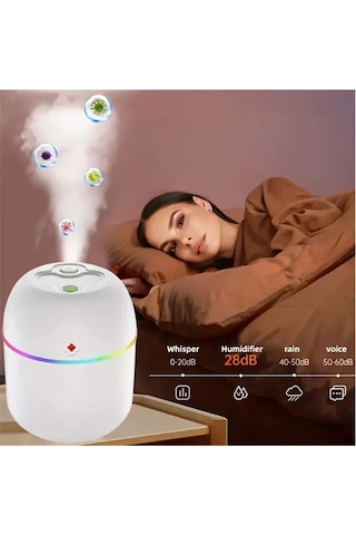 Mini Hava Nemlendirici 3in1 H2o Humidifier220ml 5365