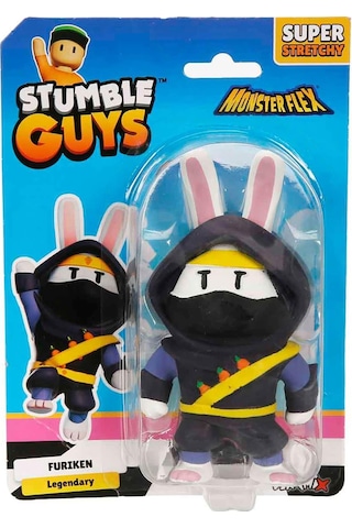Monster Flex Stumble Guys Super Stretch Figür - Siyah Standart