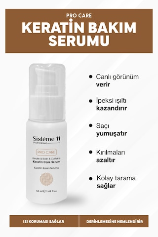 Sistéme 11 Keratin Bakım Serum 50 Ml
