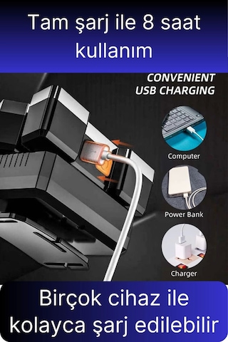Svein Usb Şarjlı Ultra Parlak Led Kafa Lambası Güçlü Aydınlatma 4 Mod Su Geçirmez Kamp Tamir İşleri İçin Çok Renkli