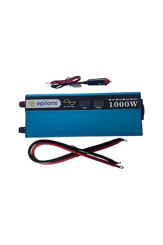 Epilons 12v 1000w Tam Sinus İnverter 220v Çevirici Taşınabilir Güç Kaynağı