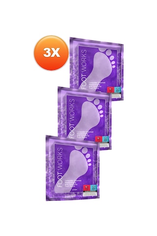 Avon Foot Works Lavanta Kokulu Nemlendirici Ve Rahatlatıcı Ayak Çorabı 3'lü