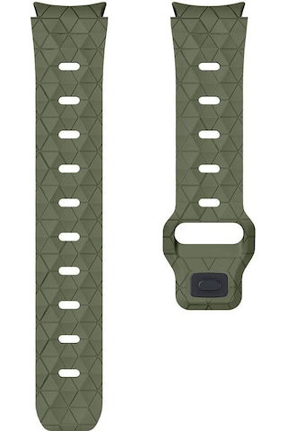 Goocamp Galaxy Uyumlu Watch 6 40mm Krd-116 20mm Futbol Desenli Spor Tasarımlı Silikon Kordo