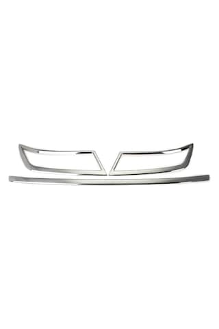 Skoda Octavia A7 Krom Difüzör 3 Parça 2013 - 2017