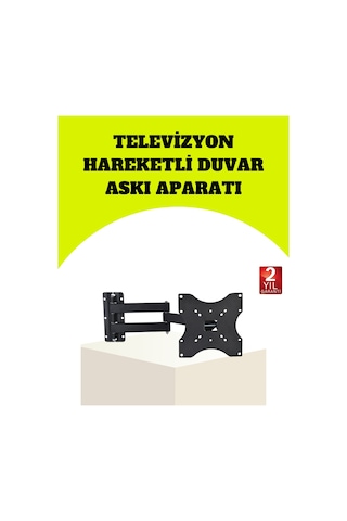 Vesa Uyumlu Hareketli Tv Askı Aparatı Kolay Montaj - Lisinya