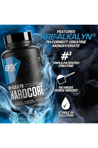 Efx Sports Kre-alkalyn Creatine Hardcore 120 Capsules
