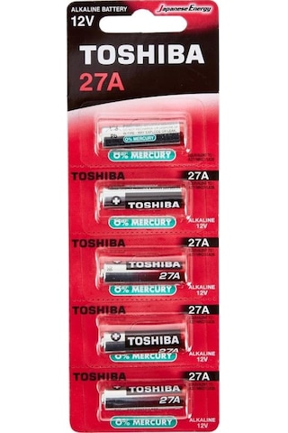 Toshiba 27A BP-5C 12V Alkalin Pil 5'li