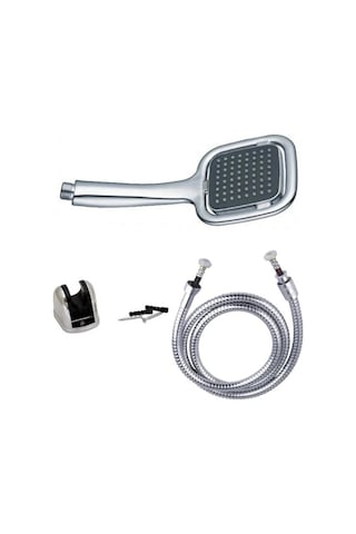 Kardelen Mafsallı Duş Başlığı + Örgülü  Duş Hortumlu Duş Seti Diğer