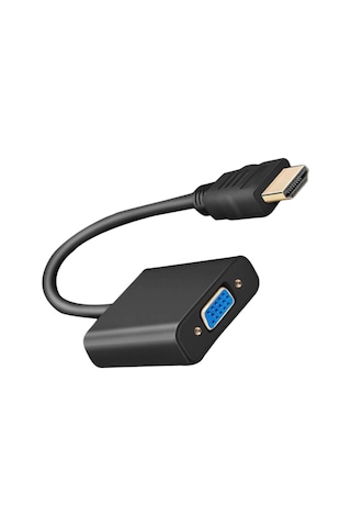 Büro Ev Ofis Cihazları İçin Hdmı-vga Çevirici Power Aparat