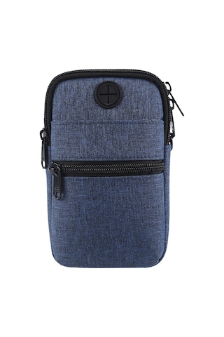 Su Geçirmez Çapraz Telefon Çantası - Küçük Ve Pratik Cep Çantası, Mini Boy Fonksiyonel Aksesuar, Günlük Kullanım İçin Şık Ve Dayanıklı Mavi