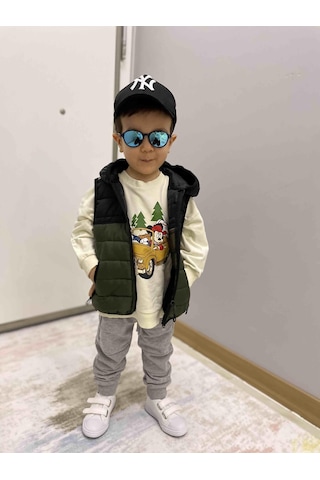 Takı Dükkanı Garson Boy 1 Siyah 1 Beyaz Çocuk Cap Şapka 2 Adet Cp215Sb