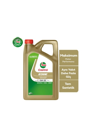Castrol Edge 0W-20 LL IV Motor Yağı 5 L Castrol Edge 0W-20 LL IV Motor Yağı 5 L