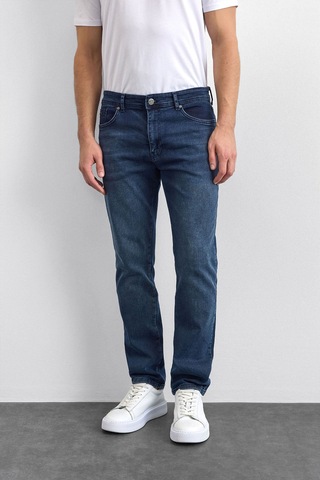 Backandbond Lacivert Slim Fit Denim Pantolon Çok Renkli