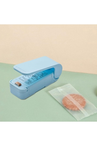 Homyl Çanta Mühürleyen Manuel Taşınabilir Isı Mavi Mavi