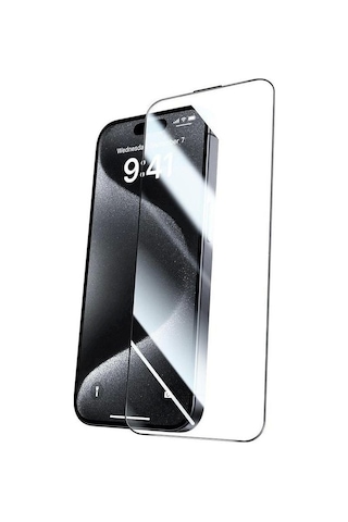 İphone 16 6.1 Hd Kırılmaz Cam Tam Kaplayan Ekran Koruyucu Çok Renkli