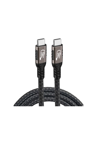 Ultra Hızlı Şarj Ve Veri Aktarımı İki Ucu Type-c Data Pd Kablosu 0.5metre Usb4 240w 40gbps 8k 60hz
