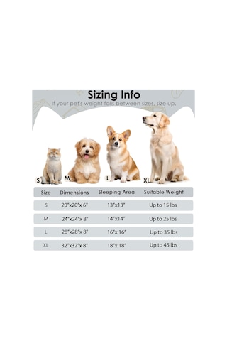 Ayrex Köpek Ve Kedi Yatağı, İç Mekan Kedileri İçin 50,8 Cm Kedi Yatağı, Yavru Ve Yavru Kedi İçin Sakinleştiric
