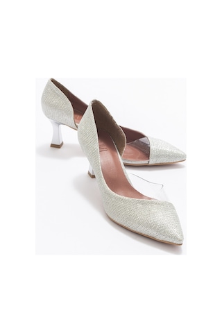 Luvishoes Luvi Shoes 353 Lame Simli Topuklu Kadın Ayakkabı Lame Sim