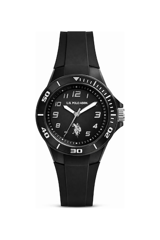 U.s.polo Assn 2 Yıl Saat&saat Garantili 3 Atm Suya Dayanıklı Genç Ve Çocuk Kol Saati Us.g2146.1 Siyah