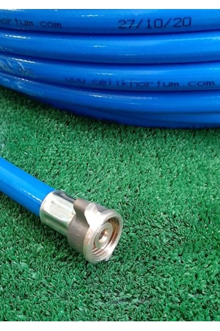 Rekorlu Pülverizatör İlaçlama Hortumu -1/2" Yarım Parmak Dişli - 50 Metre - Hortum 3/8" 10mm Yüksek Kalite - 90 Bar