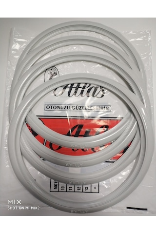 Atlas Beyaz Yanak Motosiklet 10 Ve 12 Jant Scooter 476659484