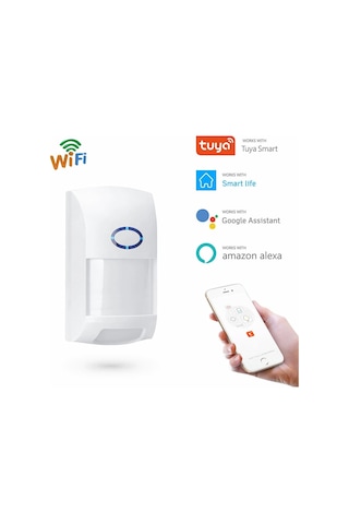 Yeco Hs-15 Evcil Hayvan Dostu Akıllı Wifi Pır Hareket Sensörü Tuya Uyumlu, Bildirimli, Kablosuz
