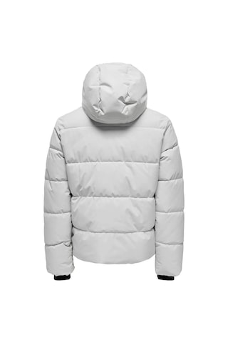 Only & Sons Erkek Mont Beyaz 22029661 Onselıjah Pckt. Hood Jacket Otw Noos 25kw21000040 W210181 Beyaz