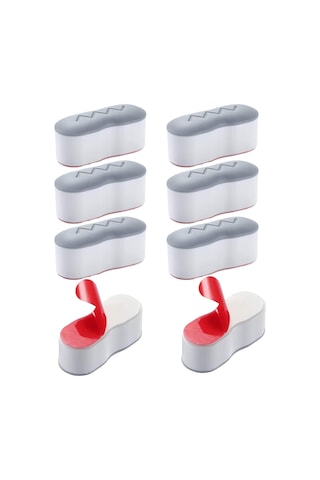 Ev, Otel Ve Okul İçin Güçlü Yapıştırıcılı 8'li Evrensel Klozet Kapağı Kılıfı Beyaz Diğer