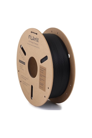 Filamix Pla Mat Siyah 1.75mm 1kg Gerçek Mat Siyah - Gerçek Premium Görünüm