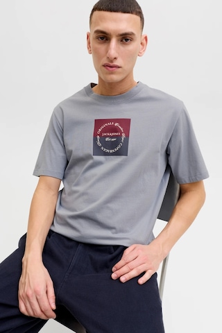 Jack & Jones Erkek T Shirt 12290856 Gri Gri