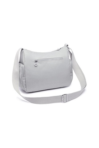 Smart Bags 1115 Krınkle Kumaş Postacı Çantası (Açık Gri) Açık Gri