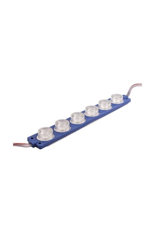 6W Mercekli Modül 6'Lı Led - Mavi 12V 6W Mercekli Modül 6'Lı Led - Mavi 12V