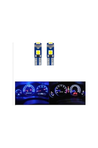 T5 Gösterge Ampulü 10 Adet Led Beyaz