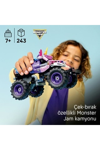 Monster Jam Çek-bırak Oyuncak Araba, 7 Yaş Ve Üzeri İçin