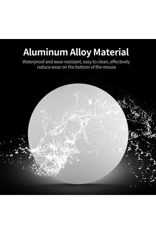 Geeksen Alüminyum Ofis Altlığı - Kaymaz Tabanlı, Aşınmaya Dayanıklı, 220x220mm