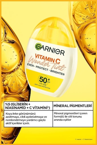 Garnier C Vitamini 3 Etki 1 Arada Renkli Nemlendirici - Orta Ton 3600542658492-11156